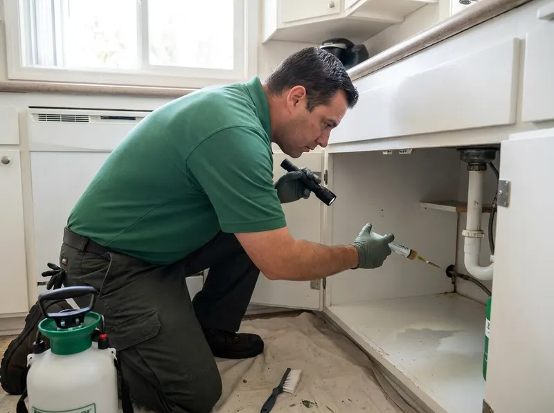 German Cockroach Cleanout & Drainage Remediation in Diamond Bar, CA